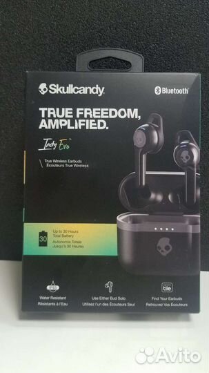 Наушники Skullcandy Indy Evo TWS, true black