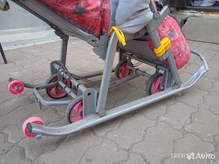 Детские санки коляска