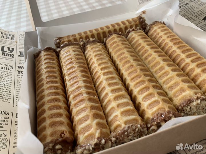 Вафельные трубочки