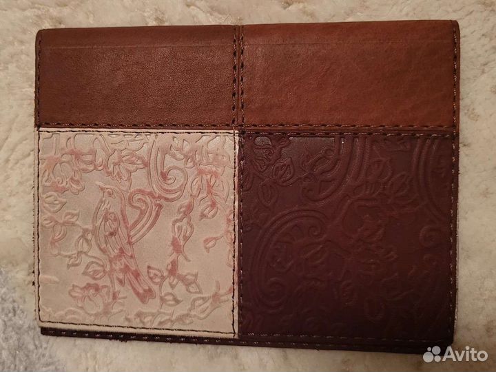 Обложка для автодокументов натуральная кожа