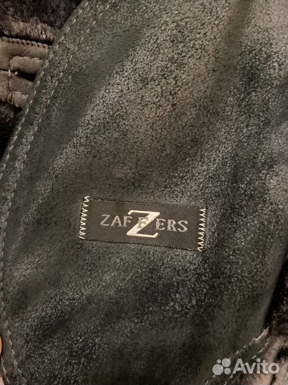 Кожаная дубленка