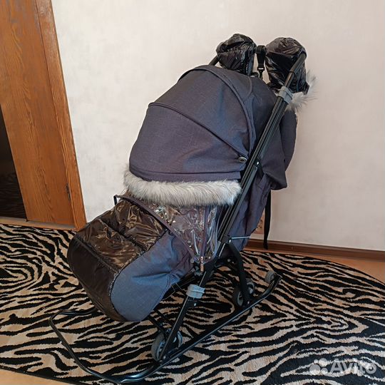 Детские санки коляска