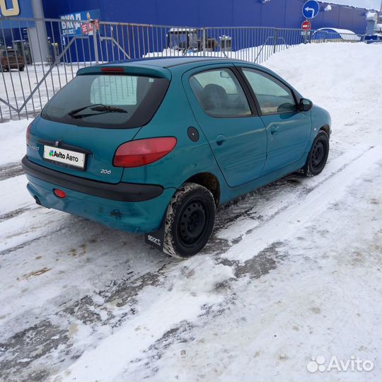 Peugeot 206 1.4 МТ, 1999, 233 000 км