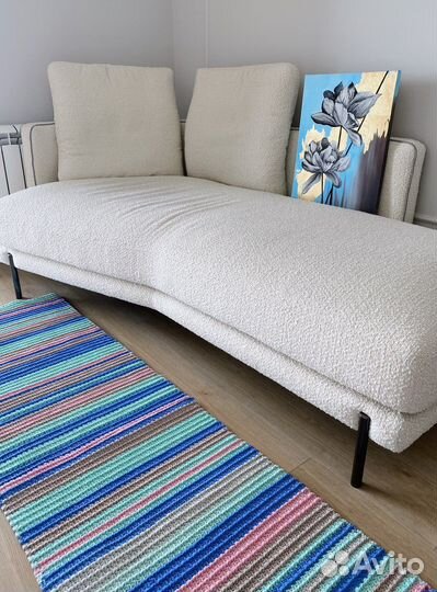 Коврик вязаный