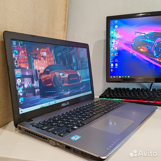 Ноутбук asus 15.6 SSD RAM6gb I5