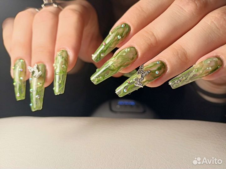 Маникюр/Покрытие гель-лаком/Наращивание