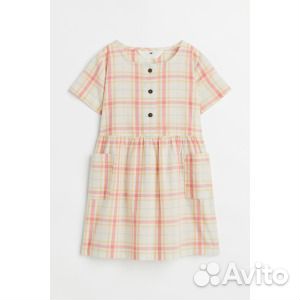 Хлопковое платье с рисунком H&M