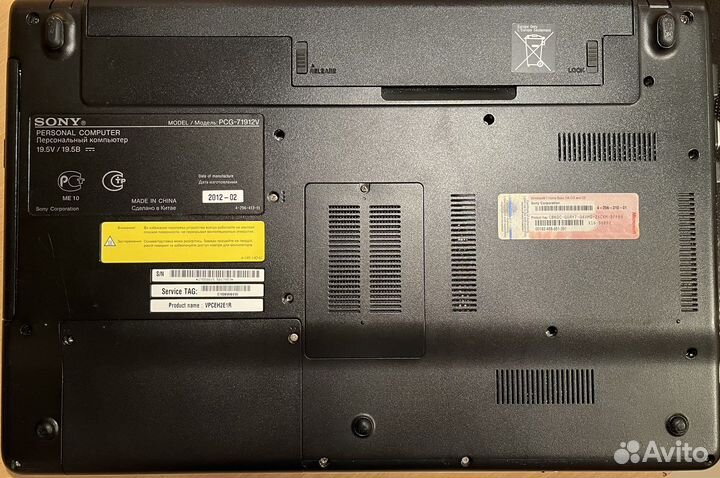 Ноутбук Sony Vaio PCG 71912V