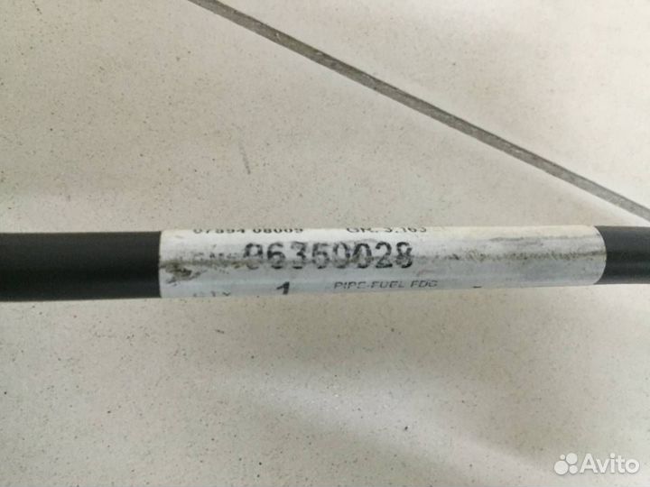 Трубка топливная Daewoo Nexia N100/N150 1995-2016