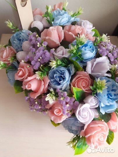 Букеты из мыла ручной работы,наборы из мыла