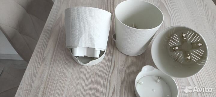 Горшки цветочные автопрома и с поддонами