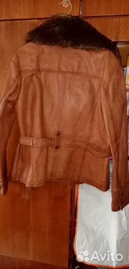 Куртка кожаная женская