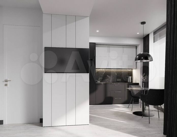 Квартира-студия, 35,9 м² (Грузия)