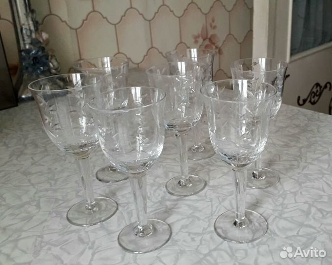 Хрустальные бокалы СССР