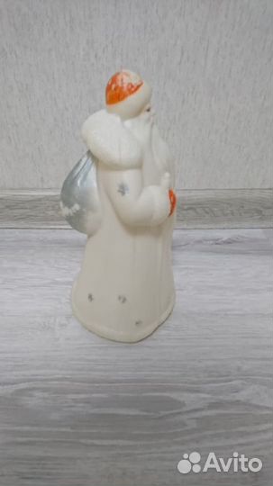 Дед мороз СССР, пластик, винтаж, елочная игрушка