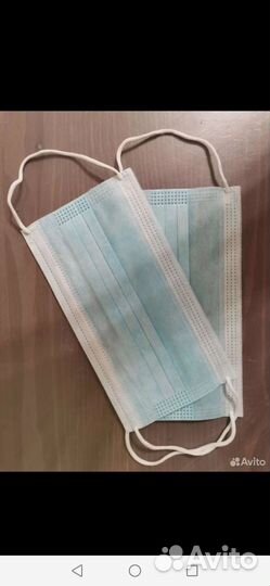 Маски медицинские одноразовые