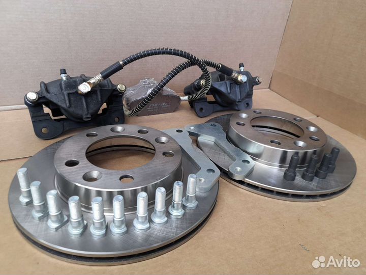 Передние венитилируемые тормоза на ниву