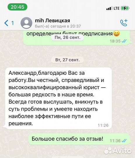 Юрист/Юридические услуги/Представительство в суде