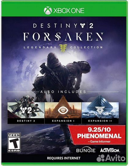 Игра для Xbox One:Destiny 2:Forsaken collectionрус