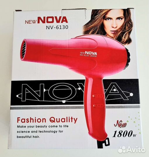 Фен для волос nova 1800W