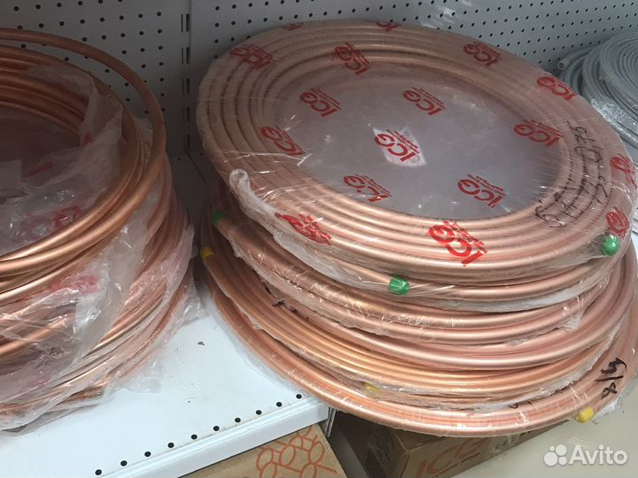 Труба для кондиционера медная 3/8 толщина 0,65 мм