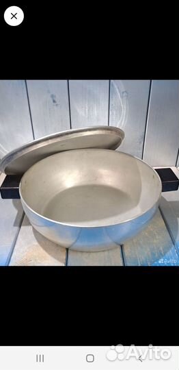 Сковорода алюминиевая с крышкой СССР