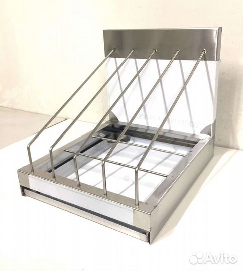 Полка для досок из нержавейки