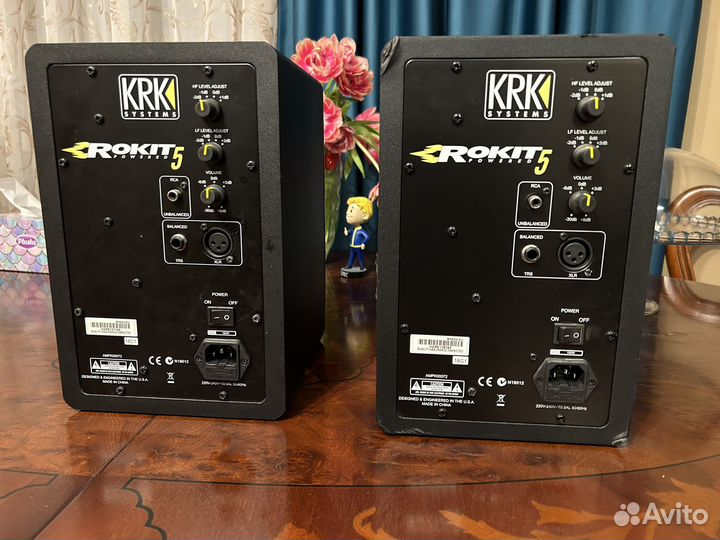 Студийные мониторы KRK RP5 G3 Пара +аудиокабели