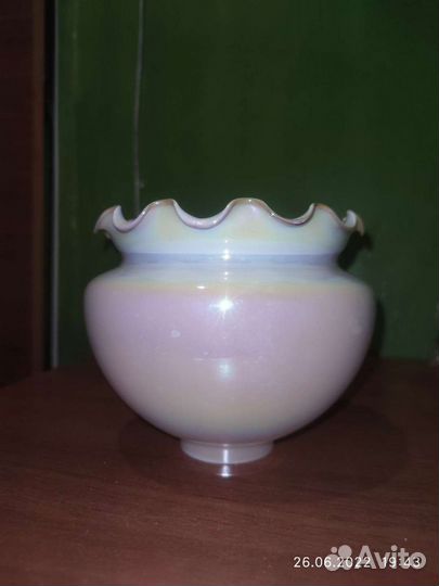 Плафон СССР стекло ретро винтаж