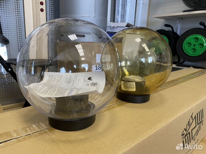 Плафон, Уличный светильник шар, светильник а столб