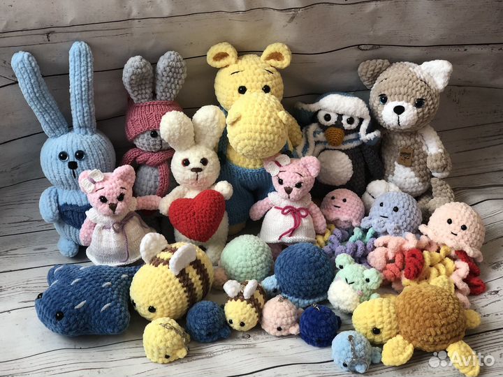 Вязанные игрушки(брелки)