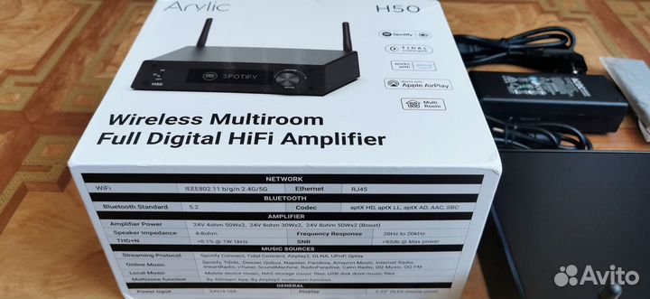 Cетевой стерео усилитель Arylic H50