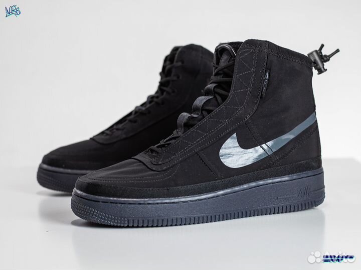 Nike Air Force 1 High Shell 'Black'