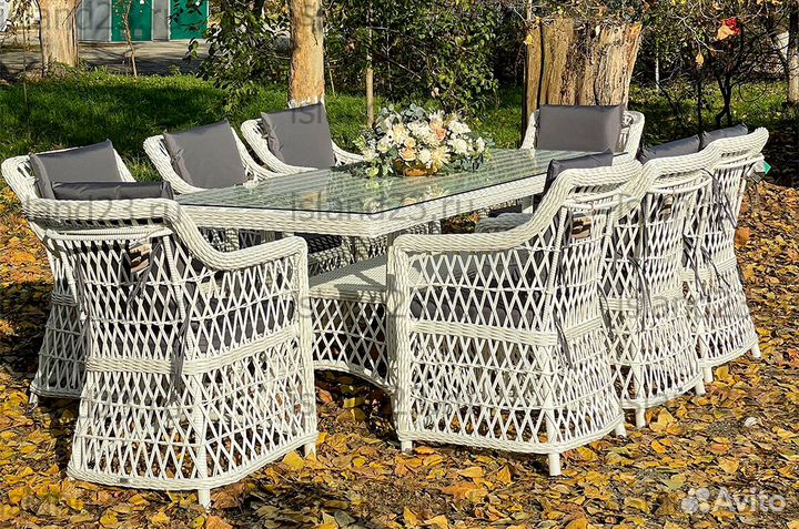 Комплект плетеной мебели из экоротанга 