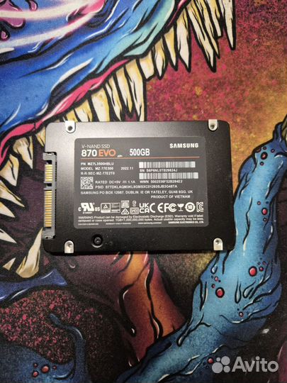Жесткий диск SSD Samsung 870 EVO 500GB