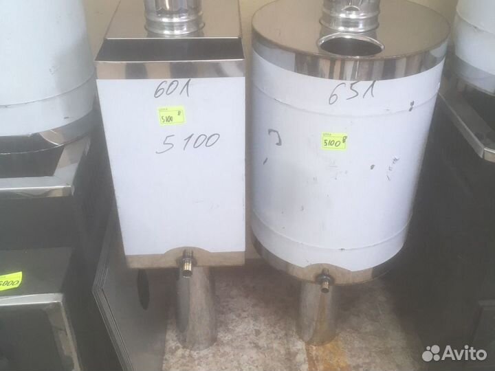 Бак для воды в баню