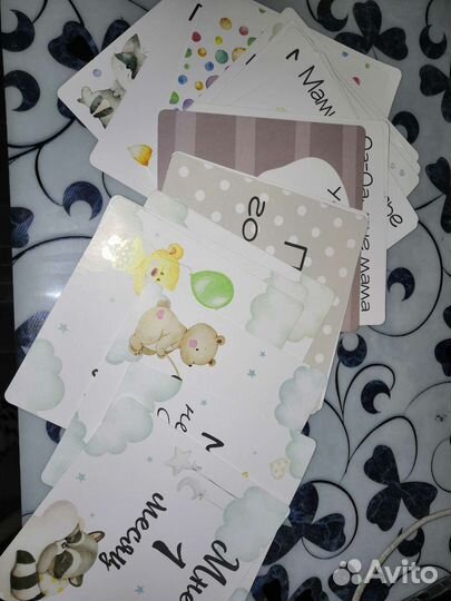 Карточки для новорожденных для фотосессий