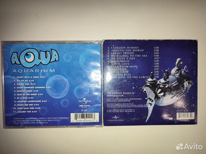 CD диски Aqua (фирменные)