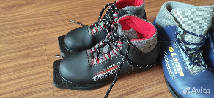 Лыжные ботинки р.35,37