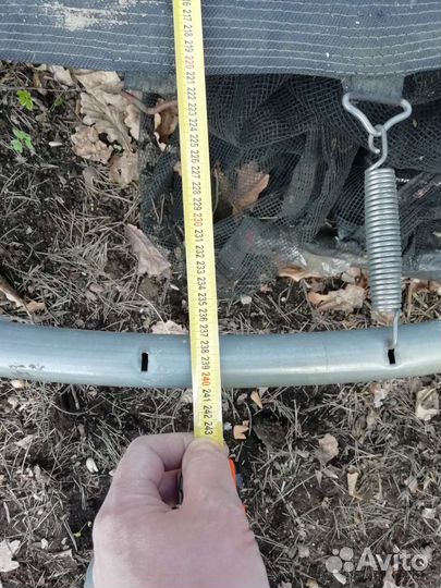 Батут бу 2.4м, крепкий, надежный