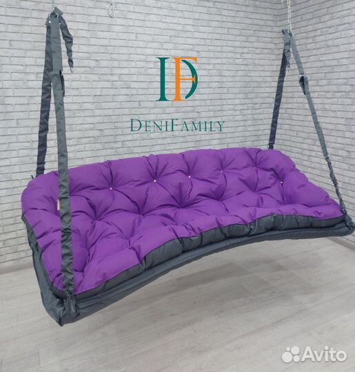 Подвесной диван качели