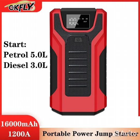 Пусковое устройство Jump Starter 1200A