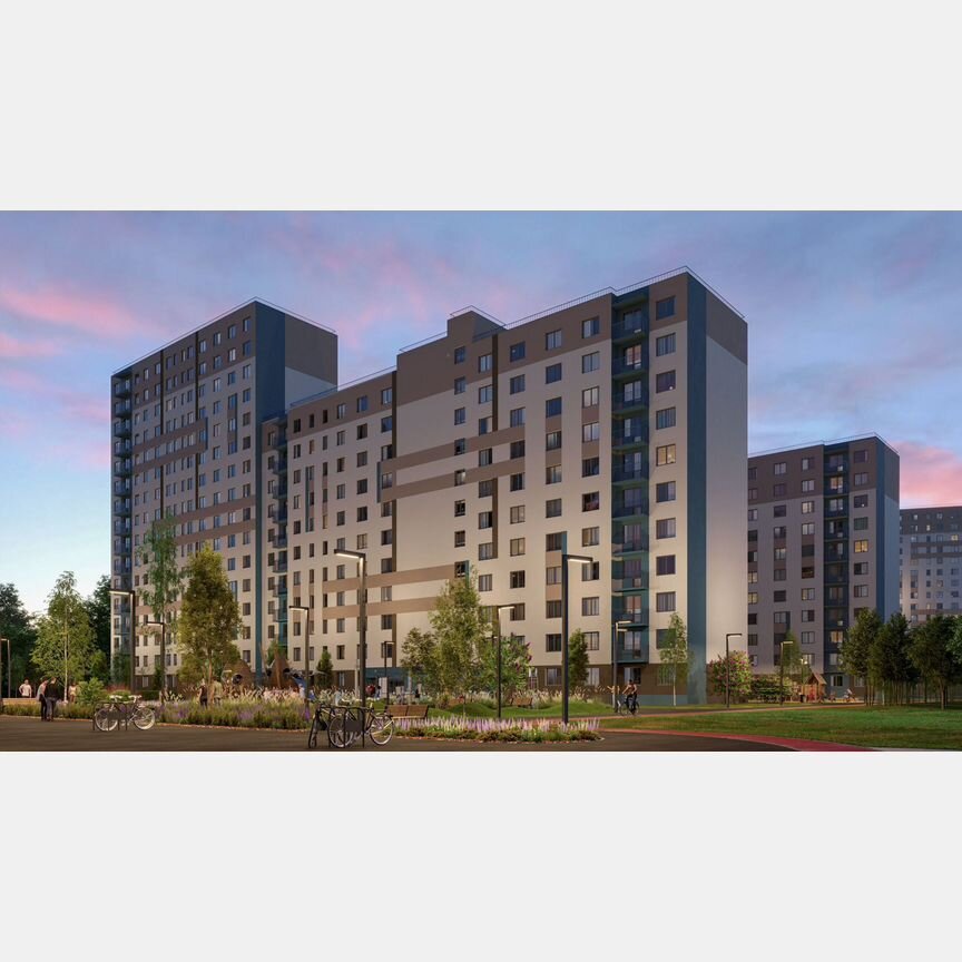 1-к. квартира, 32,1 м², 7/16 эт.