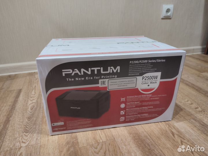 Лазерный принтер Pantum p2500w с wifi (новый)