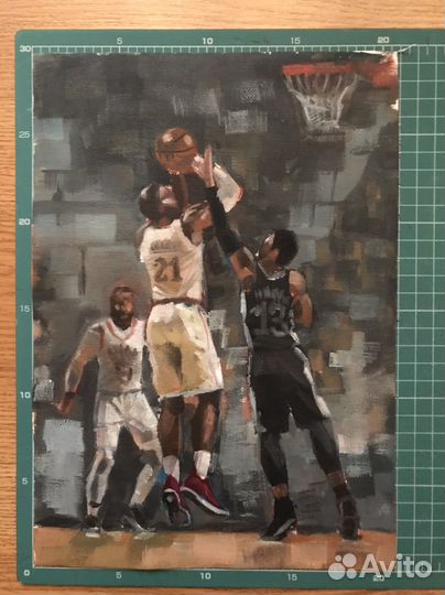 Картины маслом на холсте без подрамника