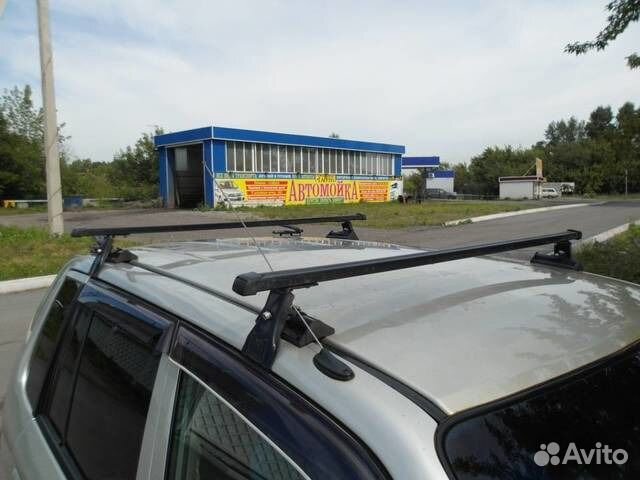 Багажник Евродеталь 20х30 черный на гладкую крышу