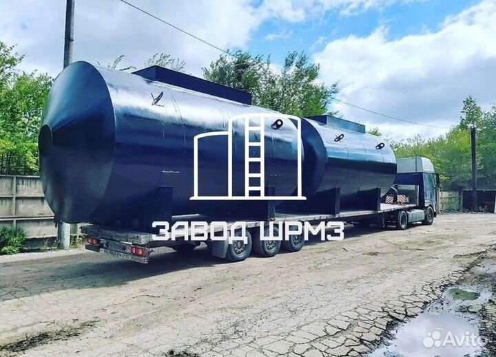 Резервуар горизонтальный стальной ргс-200 кубов