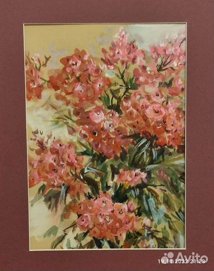 Картина акварель, гуашь