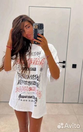 Balenciaga футболка Premium белая