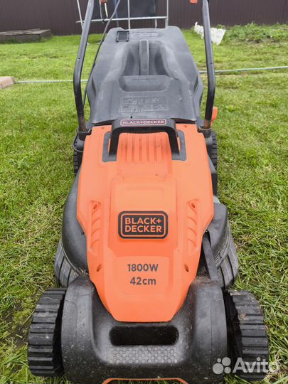 Газонокосилка электрическая black decker